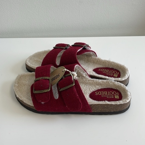 COPY - White Mountain Footbeds Helga Winter Red Size 6 - Picture 3 of 6